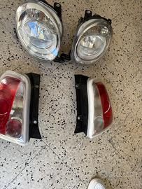 Fari anteriori  e stop post  fiat 500 o abarth 595