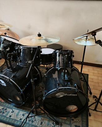 Batteria Pearl doppia cassa 