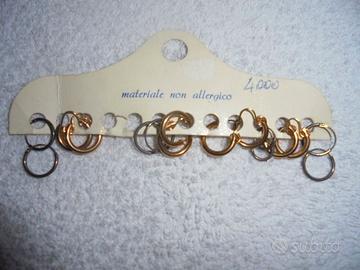 Lotto orecchini anallergici