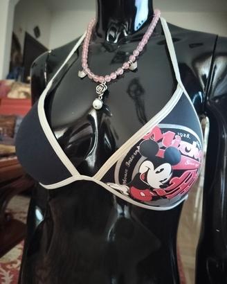 Bikini a triangolo Disney coppa stamp Mickey Mouse