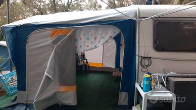 Roulotte con veranda 