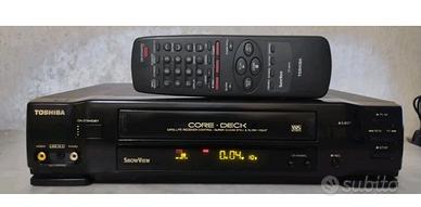 VIDEOREGISTRATORE VHS TOSHIBA REVISIONATO 