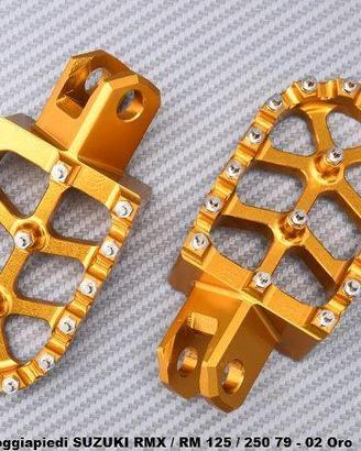 Poggiapiedi SUZUKI RMX / RM 125 / 250 79 - 02 Oro