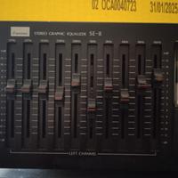 equalizzatore sansui graffico se 8