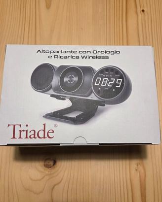 Altoparlante orologio sveglia e ricarica wireless