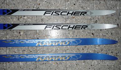 Sci fondo Fischer SC e Karhu Snowfox con attacchi