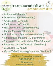 12 Trattamenti Olistici Massaggi per il Corpo
