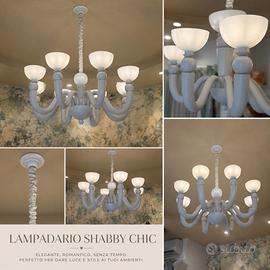 Lampadario Shabby chic