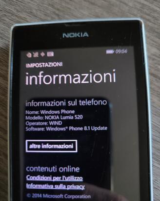 Nokia Lumia 520 Windows Phone bianco 