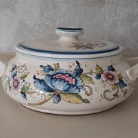 Tegame in ceramica toscana dipinta a mano LA CAVA 