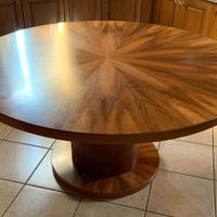 TAVOLO ROTONDO D 160 CM NOCE NAZIONALE