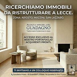 Immobili da ristrutturare a Lecce