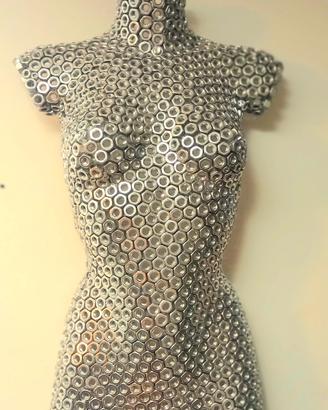 busto d arredo lampada