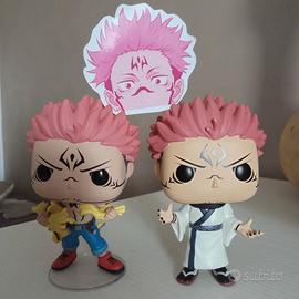 2 Funko pop di Ryomen Sukuna + sticker di Sukuna 