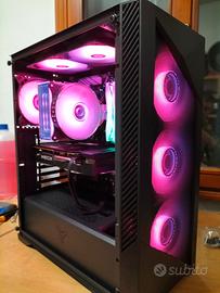 pc gaming senza SSD ryzen7 5700x/6650XT/16gb/750w