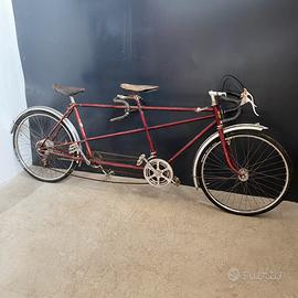 Tandem bici vintage epoca anni 50 60 bicicletta