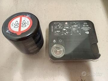 Compressore e bomboletta ripara gomma 