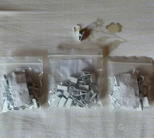 Ganci clip tende 60 pezzi