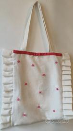 Borsa tote bag fatta a mano 