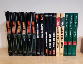 LIBRO DELL'ANNO - Ist. Geogr. De Agostini, '71 '87