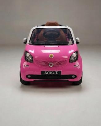 Macchinina elettrica per bambini stile Smart rosa