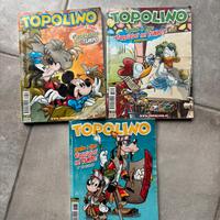3 fumetti topolino saga “viaggiarori nel tempo”