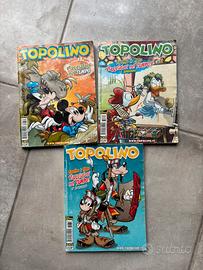 3 fumetti topolino saga “viaggiarori nel tempo”