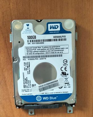 hard disk 500 GB