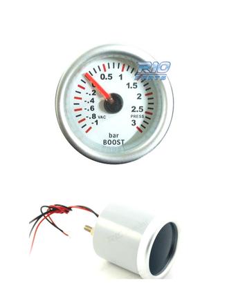 OROLOGIO PRESSIONE TURBO SFONDO BIANCO ILLUMINATO