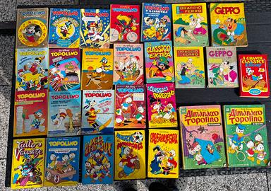 Fumetti geppo,topolino,paperino,braccio di ferro