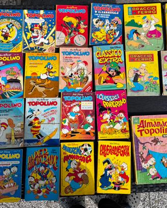 Fumetti geppo,topolino,paperino,braccio di ferro