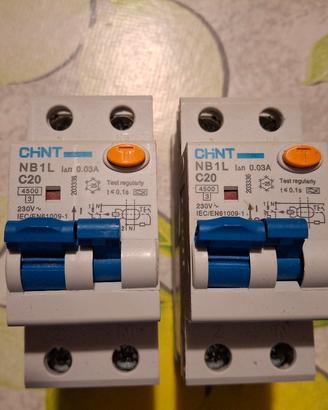 2 interruttore magneto termico differenziali 