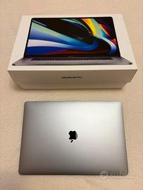 MacBook Pro 16 pollici 512 gb 2019 come nuovo