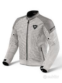 Giubbotto moto REV'IT Torque 2 H2O grigio
