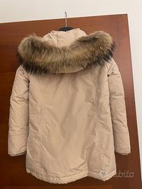 WOOLRICH ARCTIC PARKA BAMBINA/O BEIGE 8 ANNI