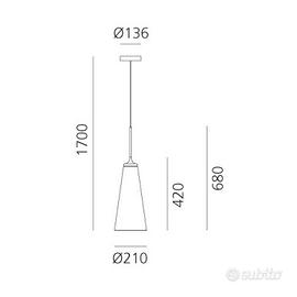 LAMPADA ARTEMIDE LOOK AT ME 21 SYSTEM E