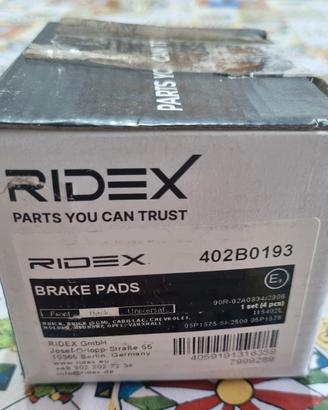Pastiglie Freno RIDEX 402B0193 Opel Hyundai Chevro