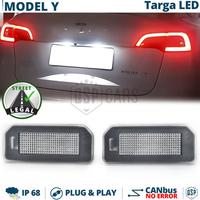 Placchette Luci TARGA LED PER Tesla Model Y CANbus