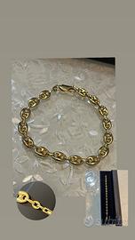 Bracciale oro maglia marinara