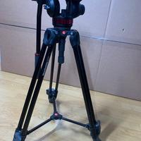 Cavalletto video Manfrotto MVT502AM + MVH502AH