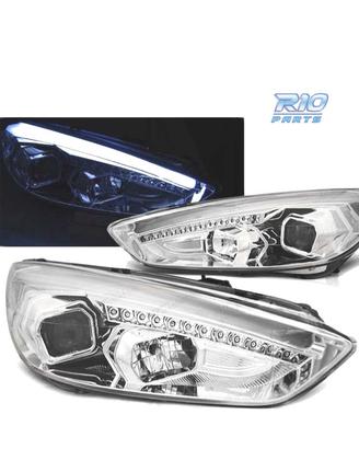 FARI TRU DRL FORD FOCUS MK3 15-18 CROMATI CON FREC