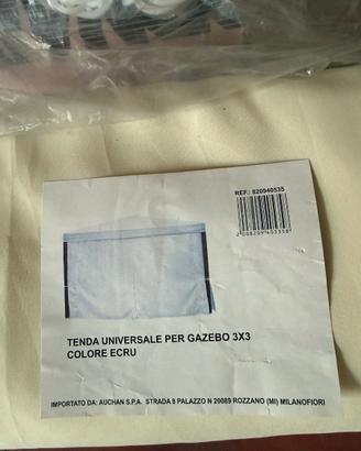Tenda universale per gazebo 3x3
