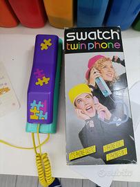 Telefono SWATCH Twin Phone Puzzle Vintage anni 80