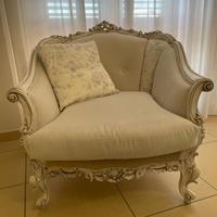 Coppia di poltrone in stile Shabby