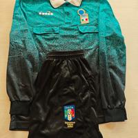 Maglia completo arbitro storica ufficiale AIA FIGC