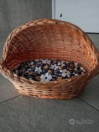 Cesta con cuscino per 'gatti