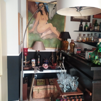 Lampada piantana ad arco vintage