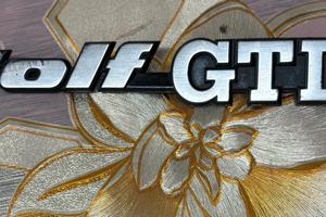 Badge posteriore golf gtd mk2 ed mk3