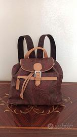 Zaino borsa donna in pelle Etro originale nuovo