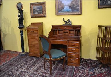 Scrivania postale a serrandina cm 94 stile inglese